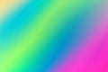 Holographic unicorn colorful gradient. Trendy colorful neon blurred background. Smooth bright gradients