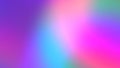 Holographic Unicorn Gradient. Trendy neon pink purple very peri blue teal colors soft blurred background