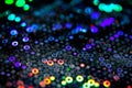 Holographic Vibrant and Colourful Disco Circles that are Shiny for Background