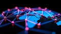 A holographic view of Earth from space, illustrating decentralization in Web3 with glowing interconnected roots.