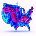 holographic visualization of campaign ads and messaging targ