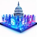 holographic visualization of social media trends and discussi