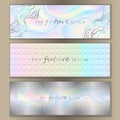 Holographic Web Banner Set