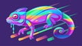 Holographic y2k chameleon blur spot abstract shape vector design. Aura gradient liquid soft texture. Modern glitch color blen...