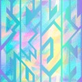 Holography color grunge geometric seamless texture