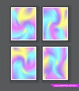 Holography polarisation abstract Royalty Free Stock Photo