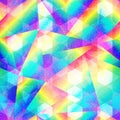 Holography triangle seamless texture