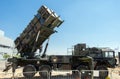 MIM-104 Patriot, a surface-to-air missile SAM system presented Royalty Free Stock Photo