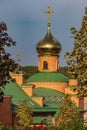 Holosiivskyi mens monastery. Ukraine. Kiev. KYIV. Warm sunny day.