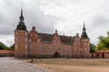 Holsteinborg Castle in red bricks Royalty Free Stock Photo