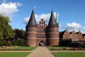 Holsten Tor in Germany LÃÂ¼beck Royalty Free Stock Photo