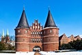 Holstentor in Luebeck Royalty Free Stock Photo