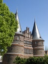 Holstentor in Luebeck, Germany