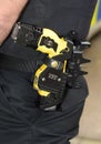 Holstered Police Taser gun Royalty Free Stock Photo