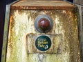 HOLSWORTHY, DEVON, UK - JULY 16 2020: Old Keep Britain Tidy sticker on old diesel pump.