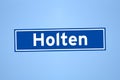 Holten place name sign in the Netherlands