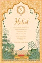 Haldi Night Wedding Invitation Card.