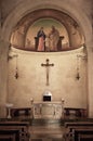 The Holy Altar at St. Joseph Church in the old city of Nazareth in Israel
