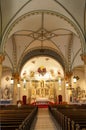 Holy Ange`s Roman Catholic Church Interior Royalty Free Stock Photo