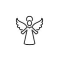 Holy Angel line icon