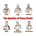 The Apostles of Jesus Christ Royalty Free Stock Photo