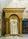 The Holy Ark for Torah old testament scrolls, Jerusalem Royalty Free Stock Photo