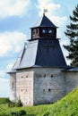 Holy Assumption Pskovo-Pecherskiy mens Monastery. Pechory, Pskov region, Russia. Royalty Free Stock Photo