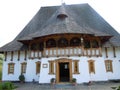 The Holy Barsana Monastery, made of stone and wood, Maramures County