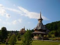 The Holy Barsana Monastery, made of stone and wood, Maramures County