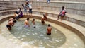 Holy Bath in Shyam Kund Royalty Free Stock Photo