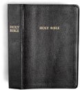 Holy Bible book on white background Royalty Free Stock Photo