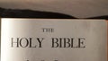 Holy Bible. Catholic sacred religious lifestyle book. Faith in God concept catholicity for faith spirituality the holy