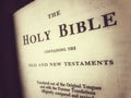 Holy bible