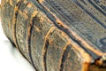 Holy bible closeup spine detail Royalty Free Stock Photo