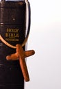 Holy Bible and Cross