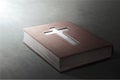 Holy Bible with cross on cover Royalty Free Stock Photo