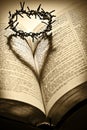 Holy Bible and The Crown of Thorns