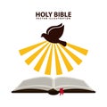 Holy bible design Royalty Free Stock Photo