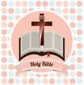 Holy bible design Royalty Free Stock Photo