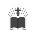 Holy Bible Flat Icon Royalty Free Stock Photo