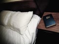 Holy Bible Nightstand Motel Room