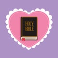 Holy bible sacred book blessed wedding