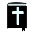 Holy Bible simple icon. Isolated vector illustration Royalty Free Stock Photo