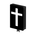 Holy Bible simple icon. Isolated vector illustration.