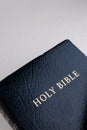 Holy Bible on white with copy space Royalty Free Stock Photo