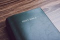 Holy Bible On The Desk Royalty Free Stock Photo