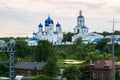 Holy Bogolyubovo Monastery in sunny summer day, Vladimir region, Russia. Royalty Free Stock Photo