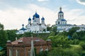 Holy Bogolyubovo Monastery in sunny summer day, Vladimir region, Russia. Royalty Free Stock Photo