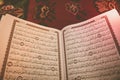 The Holy Quran. Verses in the holy Quran Royalty Free Stock Photo