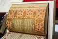 Holy Book Quran with open pages Royalty Free Stock Photo